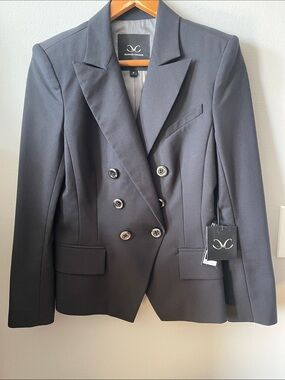 New Monica Chiang black tailored jacket